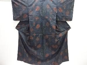 華紋織り出し本場泥大島紬着物